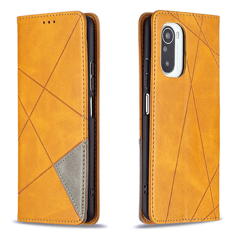 Coque Portefeuille Livre Cuir Etui Clapet B07F pour Xiaomi Redmi K40 5G Gris