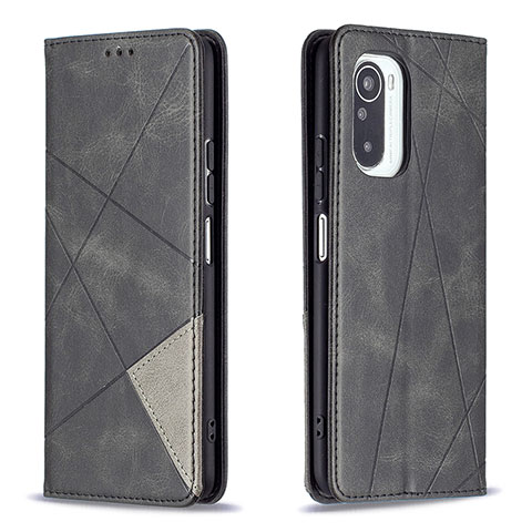 Coque Portefeuille Livre Cuir Etui Clapet B07F pour Xiaomi Redmi K40 5G Noir