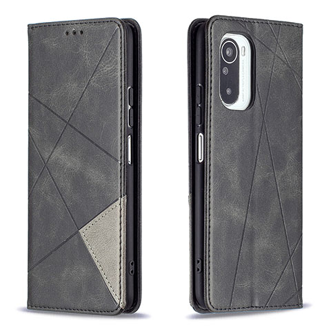 Coque Portefeuille Livre Cuir Etui Clapet B07F pour Xiaomi Redmi K40 Pro+ Plus 5G Noir