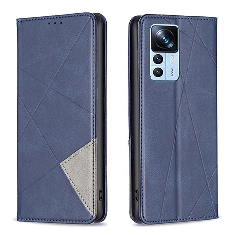 Coque Portefeuille Livre Cuir Etui Clapet B07F pour Xiaomi Redmi K50 Ultra 5G Bleu