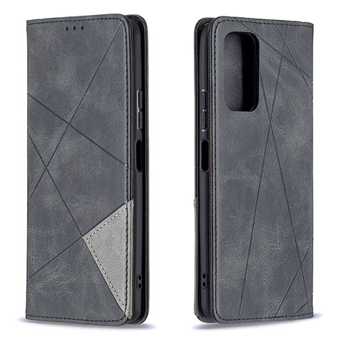 Coque Portefeuille Livre Cuir Etui Clapet B07F pour Xiaomi Redmi Note 10 Pro 4G Noir