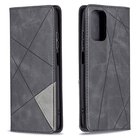 Coque Portefeuille Livre Cuir Etui Clapet B07F pour Xiaomi Redmi Note 10S 4G Noir