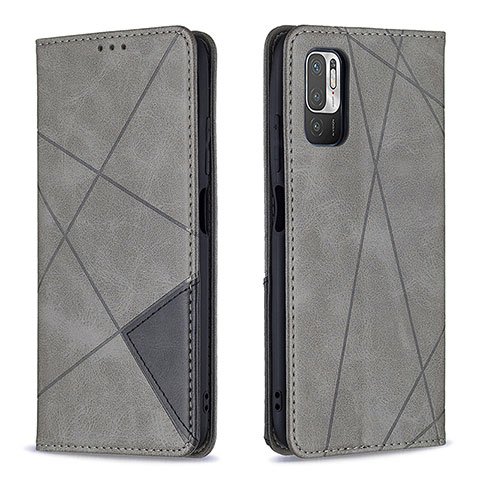 Coque Portefeuille Livre Cuir Etui Clapet B07F pour Xiaomi Redmi Note 11 SE 5G Gris