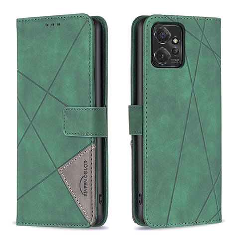 Coque Portefeuille Livre Cuir Etui Clapet B08F pour Motorola Moto G Power 5G (2023) Vert