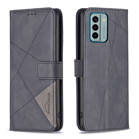 Coque Portefeuille Livre Cuir Etui Clapet B08F pour Nokia G22 Noir