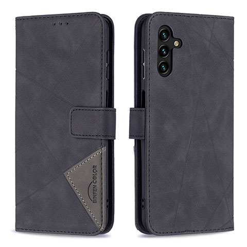 Coque Portefeuille Livre Cuir Etui Clapet B08F pour Samsung Galaxy A04s Noir