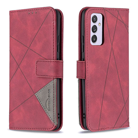 Coque Portefeuille Livre Cuir Etui Clapet B08F pour Samsung Galaxy A24 4G Rouge