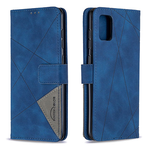 Coque Portefeuille Livre Cuir Etui Clapet B08F pour Samsung Galaxy A31 Bleu