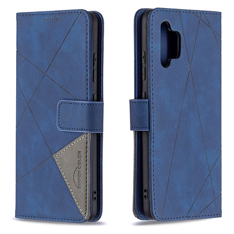 Coque Portefeuille Livre Cuir Etui Clapet B08F pour Samsung Galaxy A32 4G Bleu