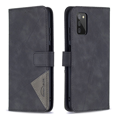 Coque Portefeuille Livre Cuir Etui Clapet B08F pour Samsung Galaxy M02s Noir