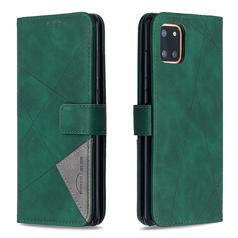 Coque Portefeuille Livre Cuir Etui Clapet B08F pour Samsung Galaxy Note 10 Lite Vert