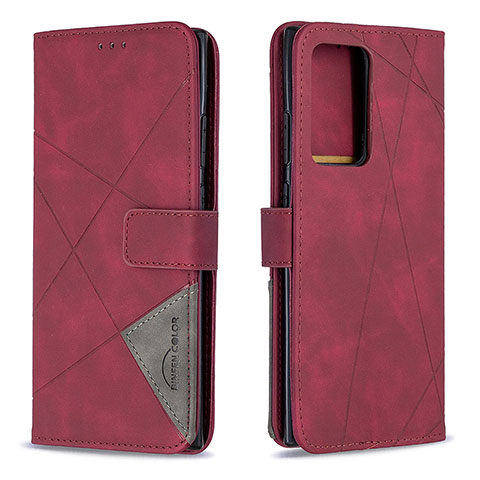 Coque Portefeuille Livre Cuir Etui Clapet B08F pour Samsung Galaxy Note 20 Ultra 5G Rouge