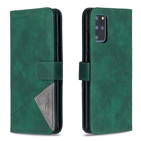 Coque Portefeuille Livre Cuir Etui Clapet B08F pour Samsung Galaxy S20 Plus 5G Vert