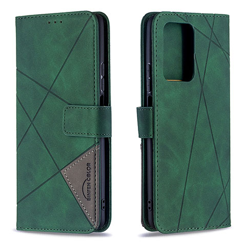 Coque Portefeuille Livre Cuir Etui Clapet B08F pour Xiaomi Mi 11T 5G Vert