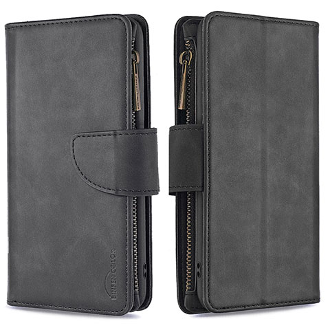 Coque Portefeuille Livre Cuir Etui Clapet B09F pour Samsung Galaxy M10 Noir