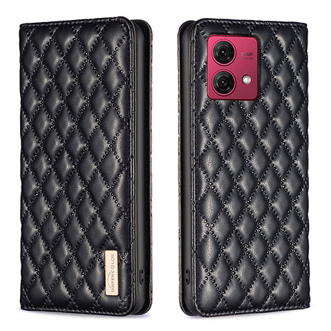 Coque Portefeuille Livre Cuir Etui Clapet B11F pour Motorola Moto G84 5G Noir