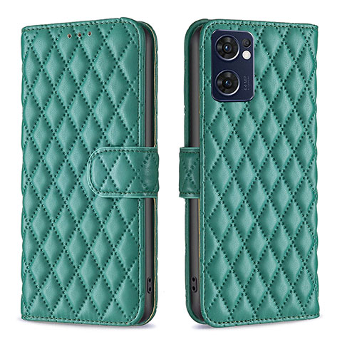 Coque Portefeuille Livre Cuir Etui Clapet B11F pour OnePlus Nord CE 2 5G Vert