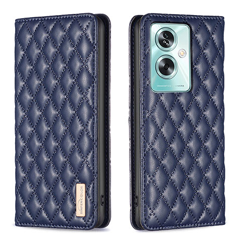 Coque Portefeuille Livre Cuir Etui Clapet B11F pour Oppo A2 5G Bleu