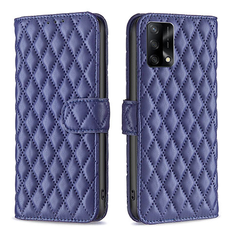 Coque Portefeuille Livre Cuir Etui Clapet B11F pour Oppo A74 4G Bleu