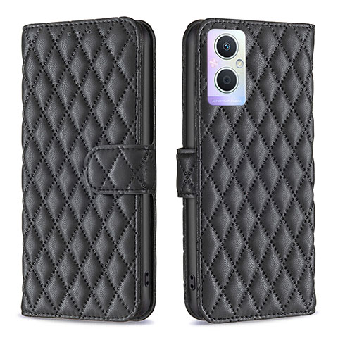 Coque Portefeuille Livre Cuir Etui Clapet B11F pour Oppo F21 Pro 5G Noir