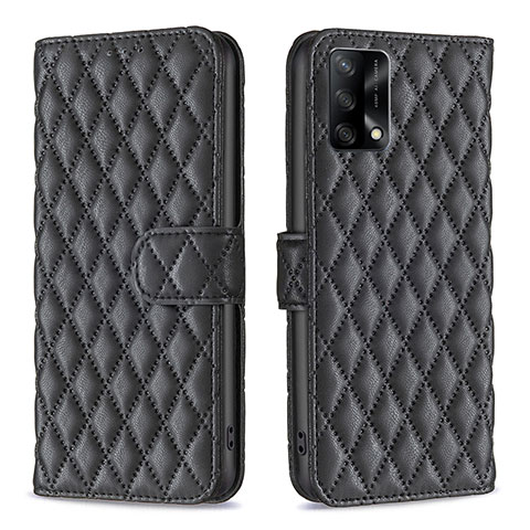 Coque Portefeuille Livre Cuir Etui Clapet B11F pour Oppo Reno6 Lite Noir