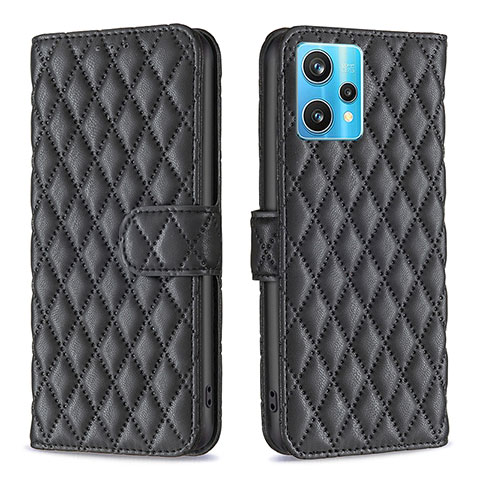 Coque Portefeuille Livre Cuir Etui Clapet B11F pour Realme 9 4G Noir