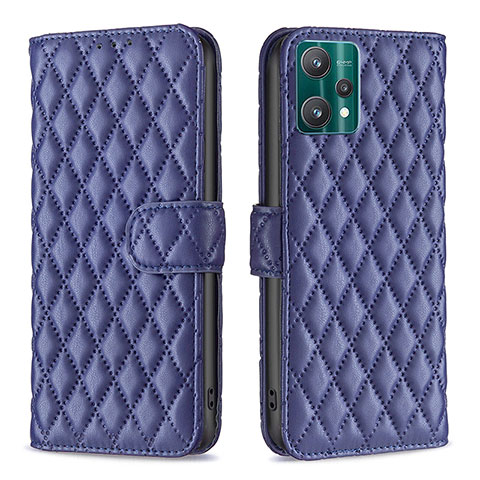 Coque Portefeuille Livre Cuir Etui Clapet B11F pour Realme 9 5G Bleu