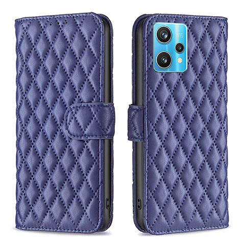 Coque Portefeuille Livre Cuir Etui Clapet B11F pour Realme Narzo 50 Pro 5G Bleu