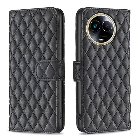 Coque Portefeuille Livre Cuir Etui Clapet B11F pour Realme V50s 5G Noir