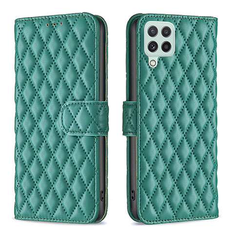 Coque Portefeuille Livre Cuir Etui Clapet B11F pour Samsung Galaxy A22 4G Vert