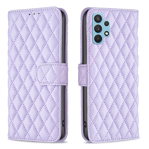 Coque Portefeuille Livre Cuir Etui Clapet B11F pour Samsung Galaxy A32 4G Violet