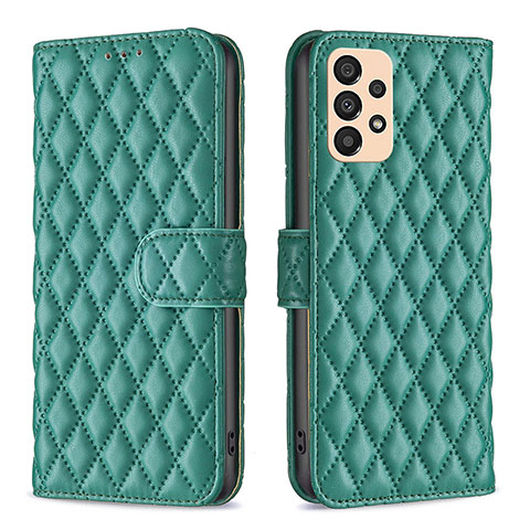 Coque Portefeuille Livre Cuir Etui Clapet B11F pour Samsung Galaxy A33 5G Vert