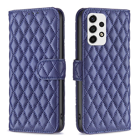 Coque Portefeuille Livre Cuir Etui Clapet B11F pour Samsung Galaxy A53 5G Bleu