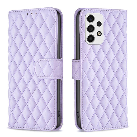 Coque Portefeuille Livre Cuir Etui Clapet B11F pour Samsung Galaxy A53 5G Violet