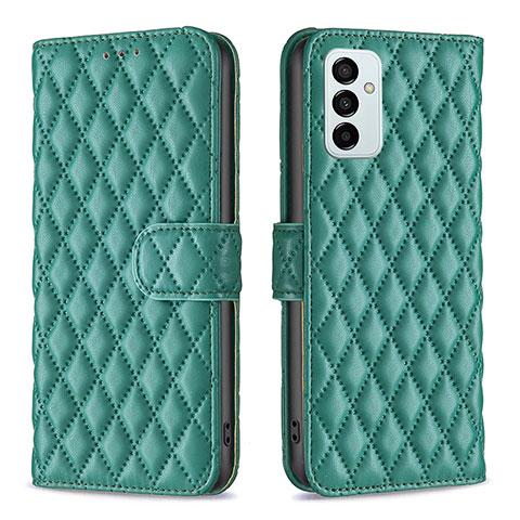 Coque Portefeuille Livre Cuir Etui Clapet B11F pour Samsung Galaxy M23 5G Vert