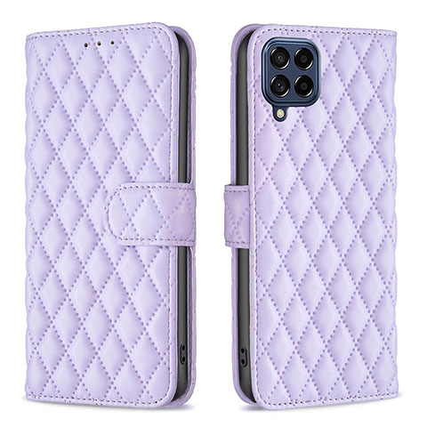 Coque Portefeuille Livre Cuir Etui Clapet B11F pour Samsung Galaxy M53 5G Violet