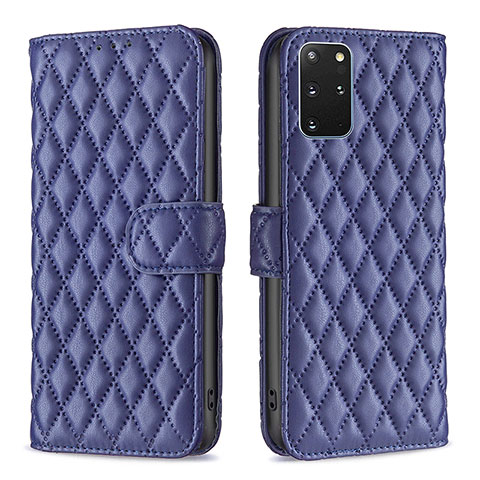 Coque Portefeuille Livre Cuir Etui Clapet B11F pour Samsung Galaxy S20 Plus 5G Bleu