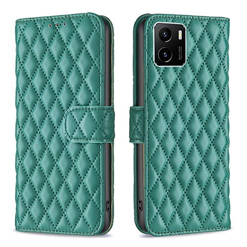 Coque Portefeuille Livre Cuir Etui Clapet B11F pour Vivo Y10 t1 Vert