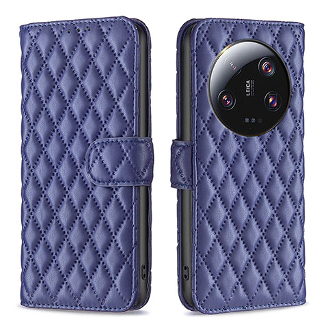 Coque Portefeuille Livre Cuir Etui Clapet B11F pour Xiaomi Mi 13 Ultra 5G Bleu