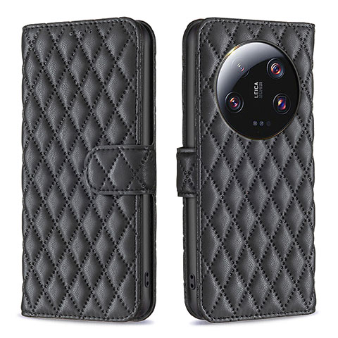 Coque Portefeuille Livre Cuir Etui Clapet B11F pour Xiaomi Mi 13 Ultra 5G Noir