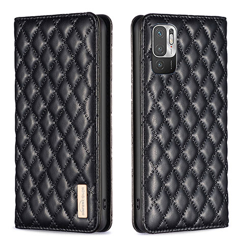 Coque Portefeuille Livre Cuir Etui Clapet B11F pour Xiaomi POCO M3 Pro 5G Noir