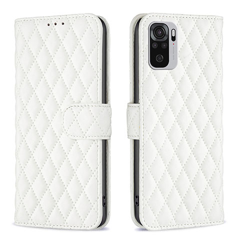 Coque Portefeuille Livre Cuir Etui Clapet B11F pour Xiaomi Poco M5S Blanc