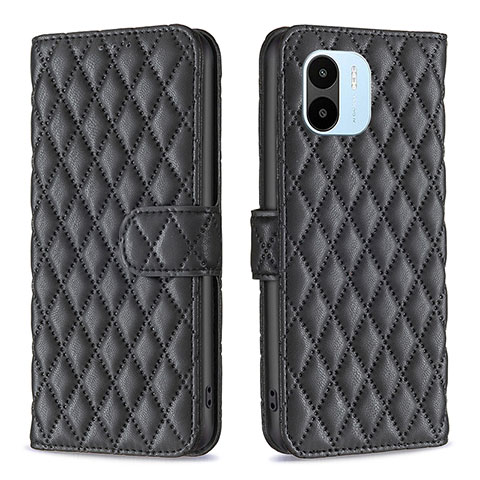 Coque Portefeuille Livre Cuir Etui Clapet B11F pour Xiaomi Redmi A1 Noir