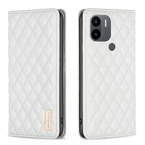 Coque Portefeuille Livre Cuir Etui Clapet B11F pour Xiaomi Redmi A1 Plus Blanc