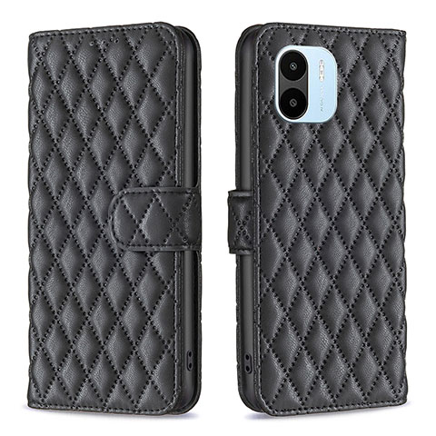 Coque Portefeuille Livre Cuir Etui Clapet B11F pour Xiaomi Redmi A2 Noir