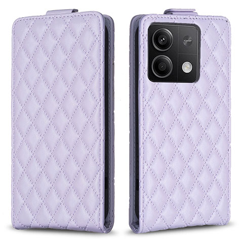 Coque Portefeuille Livre Cuir Etui Clapet B11F pour Xiaomi Redmi Note 13 5G Violet Clair