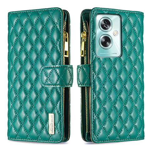 Coque Portefeuille Livre Cuir Etui Clapet B12F pour Oppo A79 5G Vert