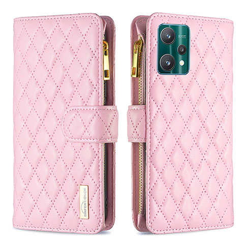 Coque Portefeuille Livre Cuir Etui Clapet B12F pour Realme 9 5G Violet