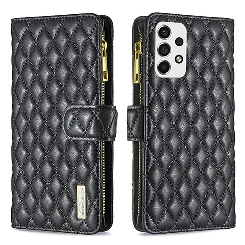 Coque Portefeuille Livre Cuir Etui Clapet B12F pour Samsung Galaxy A53 5G Noir