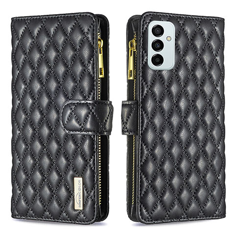 Coque Portefeuille Livre Cuir Etui Clapet B12F pour Samsung Galaxy F23 5G Noir